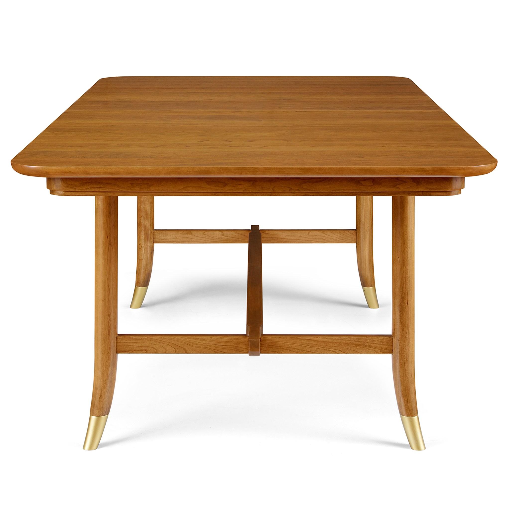 Martine Dining Table - Modern Wooden Kitchen Table for 6, Farmhouse Style Dining Room Furniture - Perfect for Family Gatherings & Dinner Parties