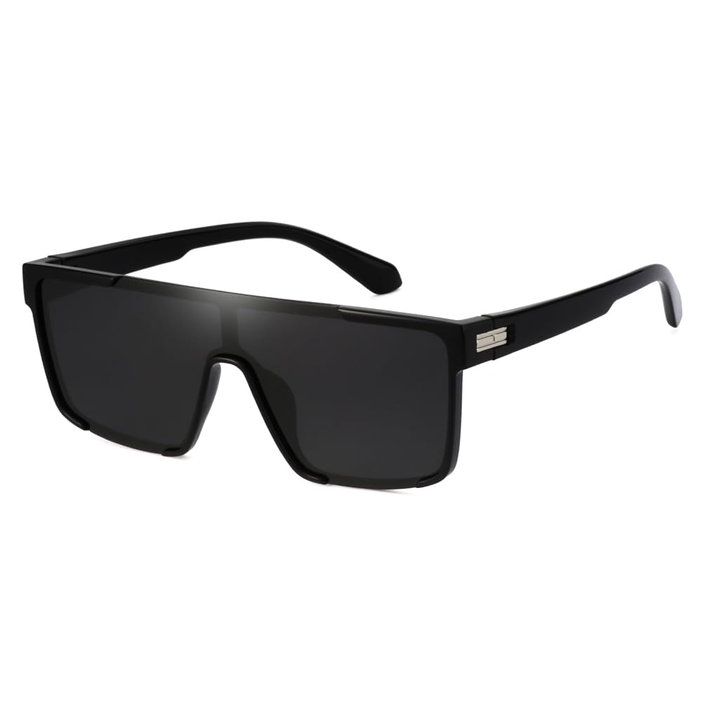 One Piece Anime Sunglasses for Women & Men - Rimless Oversized TR90 Frame, Polarized UV Protection Lenses - Perfect for Vacation, Cosplay, and Outdoor Activities