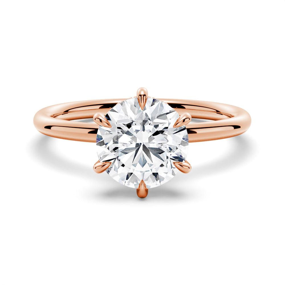 1.5ct Six Prong Solitaire Hidden Halo Moissanite Engagement Ring & Wedding Band Set - Durable 14K Gold/Platinum for Proposals, Anniversaries & Bridal Jewelry