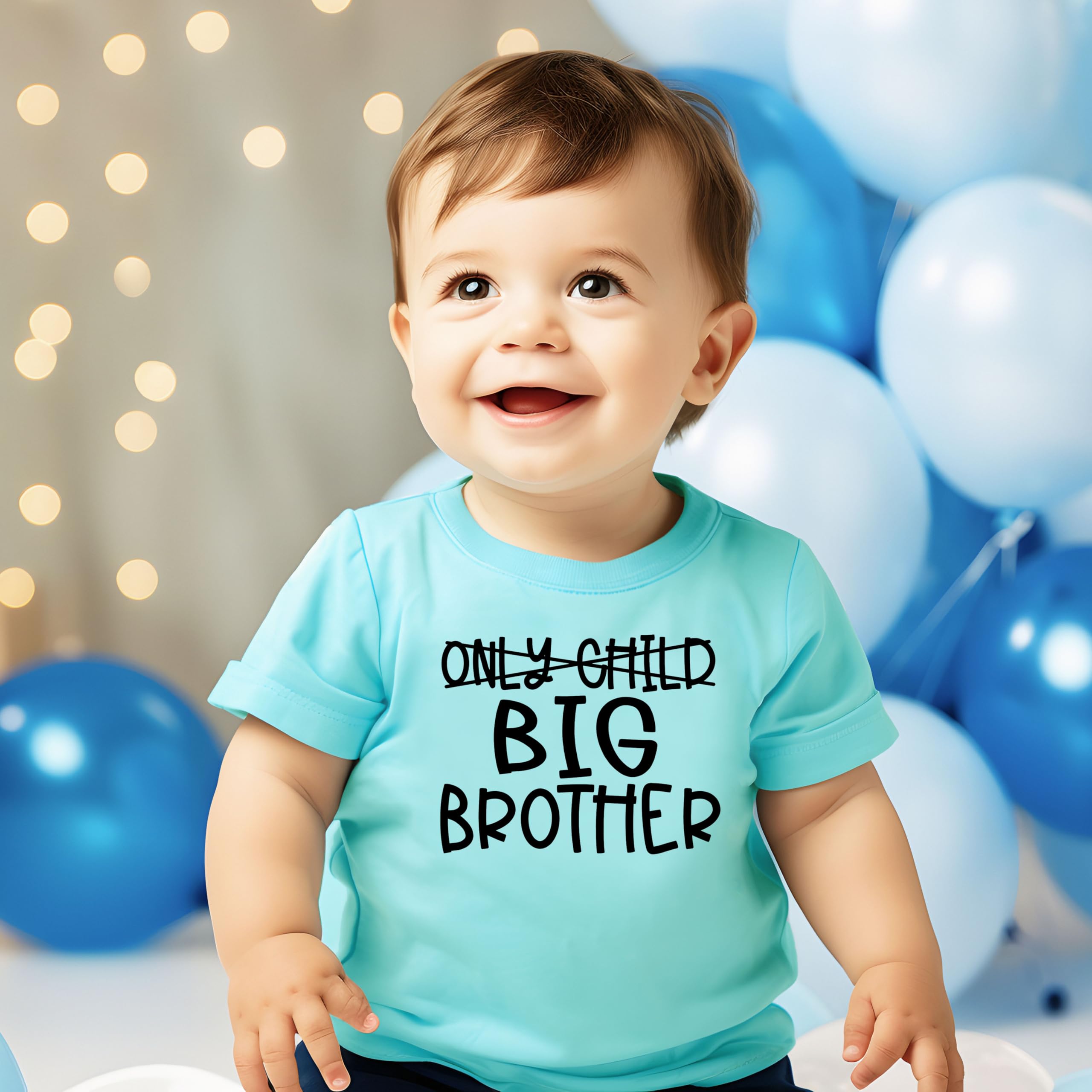 Big Brother Announcement Shirt for Boys - Cute Sibling Reveal Outfit | Perfect for Gender Reveal Parties & New Baby Announcements