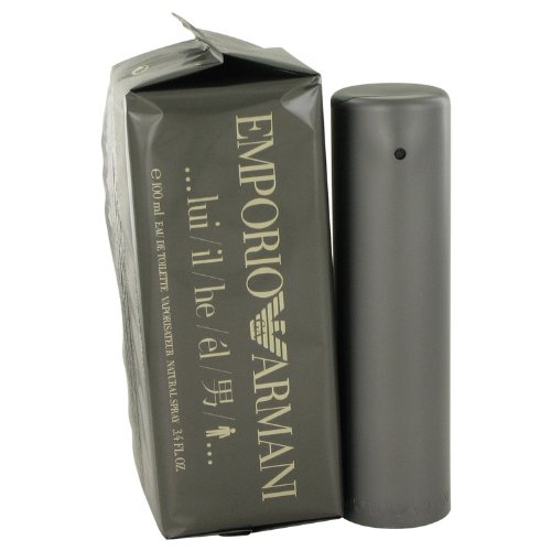 EMPORIO ARMANI by Giorgio Armani Men's Eau De Toilette Spray 3.4 oz - 100% Authentic Cologne for Men | Fresh & Masculine Fragrance | Perfect for Date Night, Office & Special Occasions