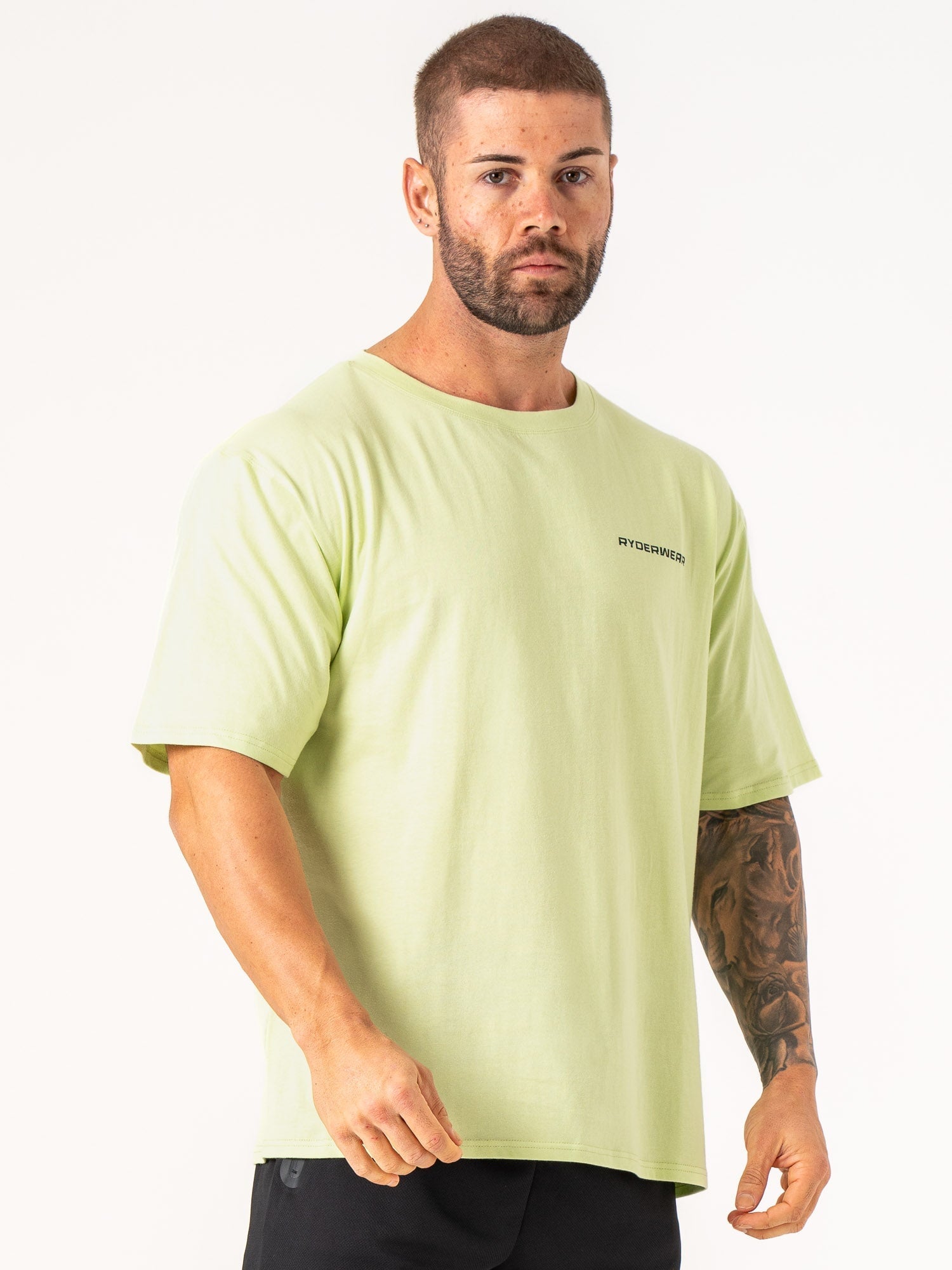 Energy Oversized T-Shirt in Lime Green - Comfortable & Stylish Unisex Fit for Casual Wear, Street Fashion & Loungewear
