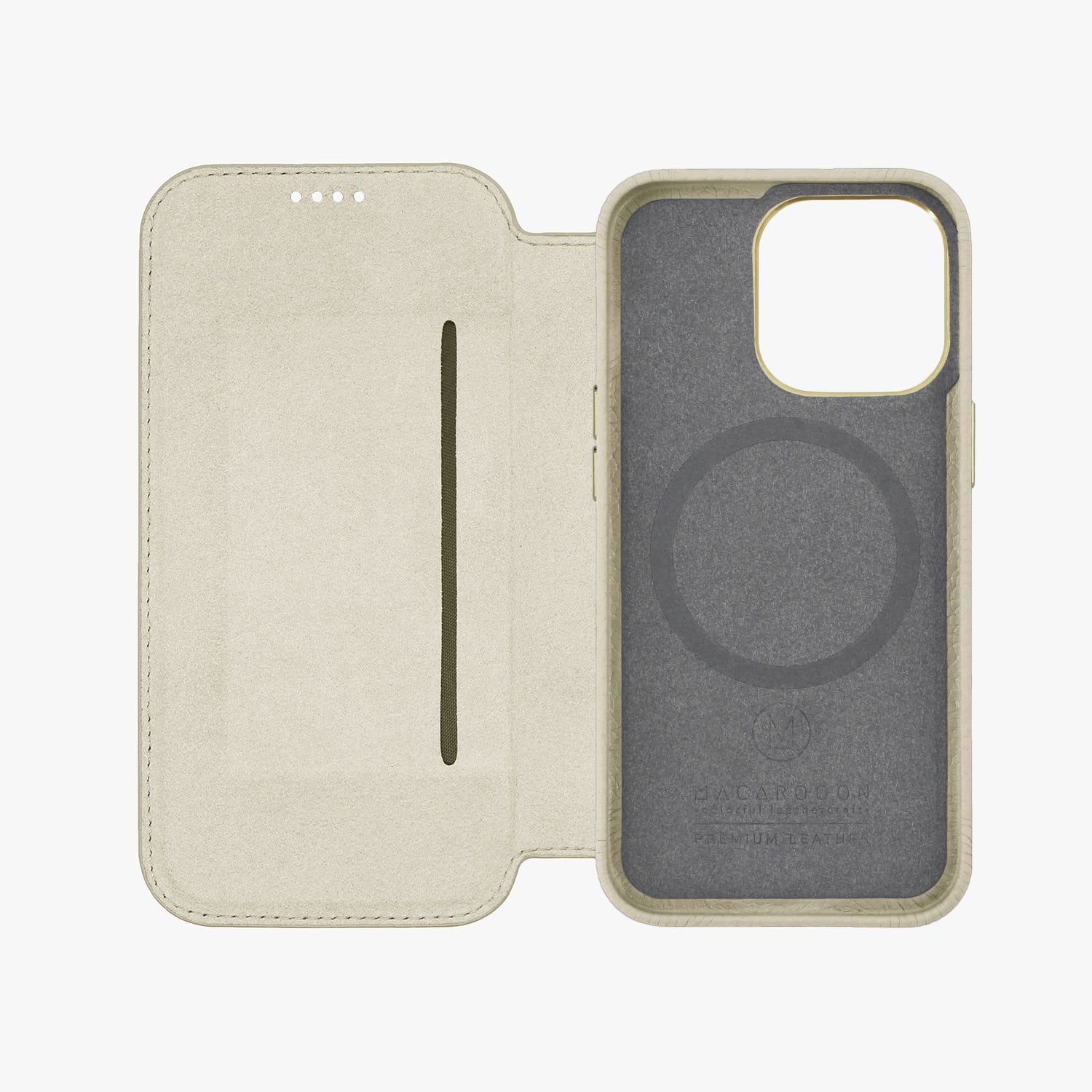 Premium iPhone 16 Pro MagSafe Leather Flip Case - Genuine Leather Wallet Cover with Card Slots & Magnetic Closure | Perfect for Business Travel & Everyday Protection