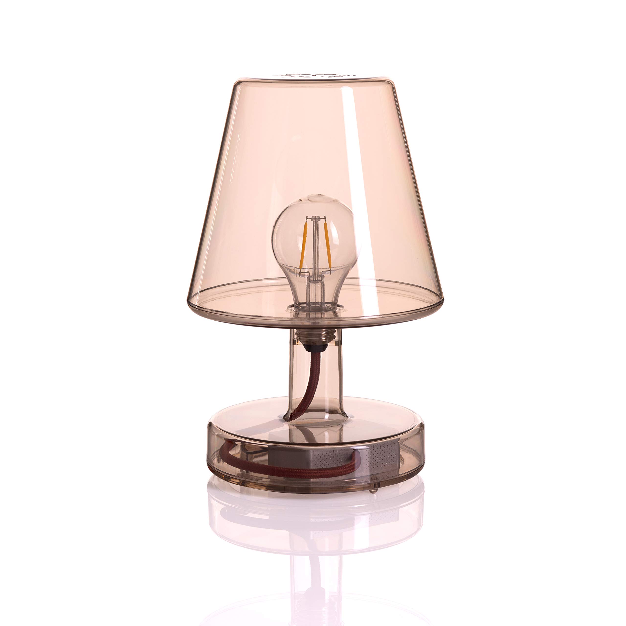 Fatboy Transloetje Table Lamp - Modern Brown LED Desk Light for Living Room, Bedroom & Office - Stylish Ambient Lighting for Home Decor