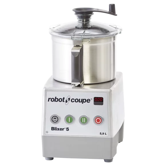 Robot Coupe BLIXER5 Two Speed 6.2 Qt Batch Bowl Food Processor - 3 HP 208-240V Commercial Grade - Perfect for Restaurants, Catering & Large Batch Food Prep