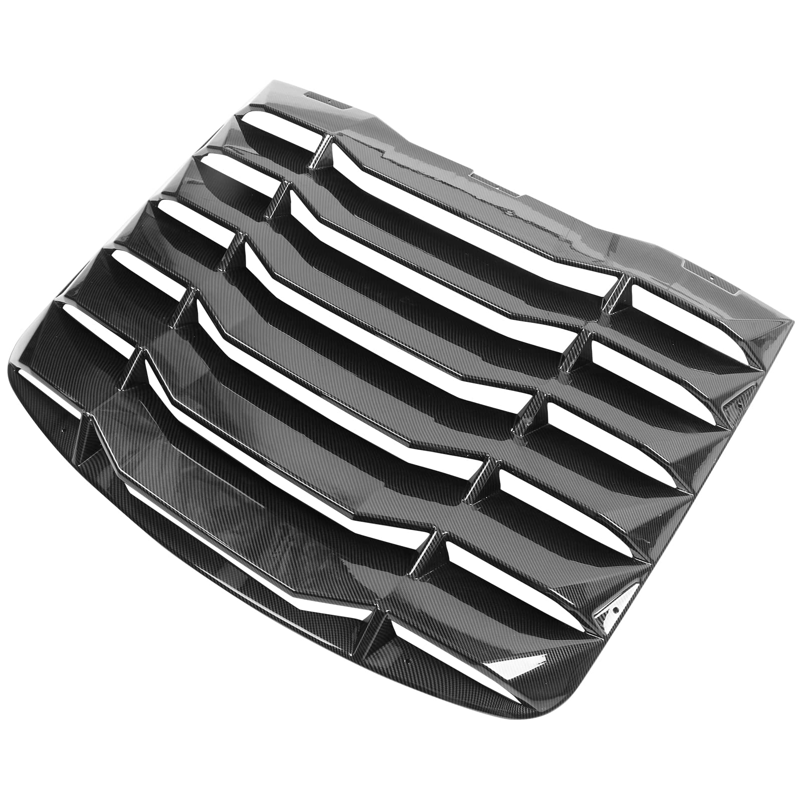FREEMOTOR802 Rear Window Louver for 2003-2008 Nissan 350Z - Carbon Fiber Look ABS Plastic Sun Shade Cover | Enhances Style & Provides UV Protection for Sports Cars