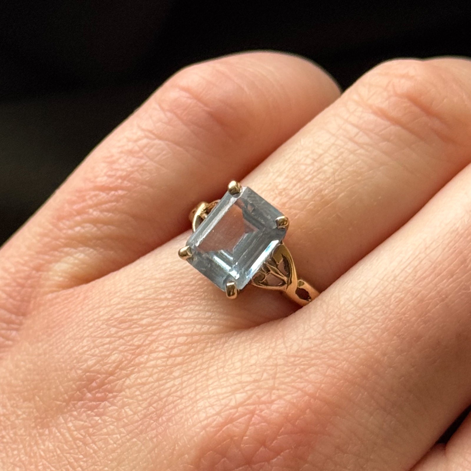 4.00ct Synthetic Spinel Cocktail Ring - Size 5.5 - Elegant Evening Wear & Special Occasion Jewelry for Women