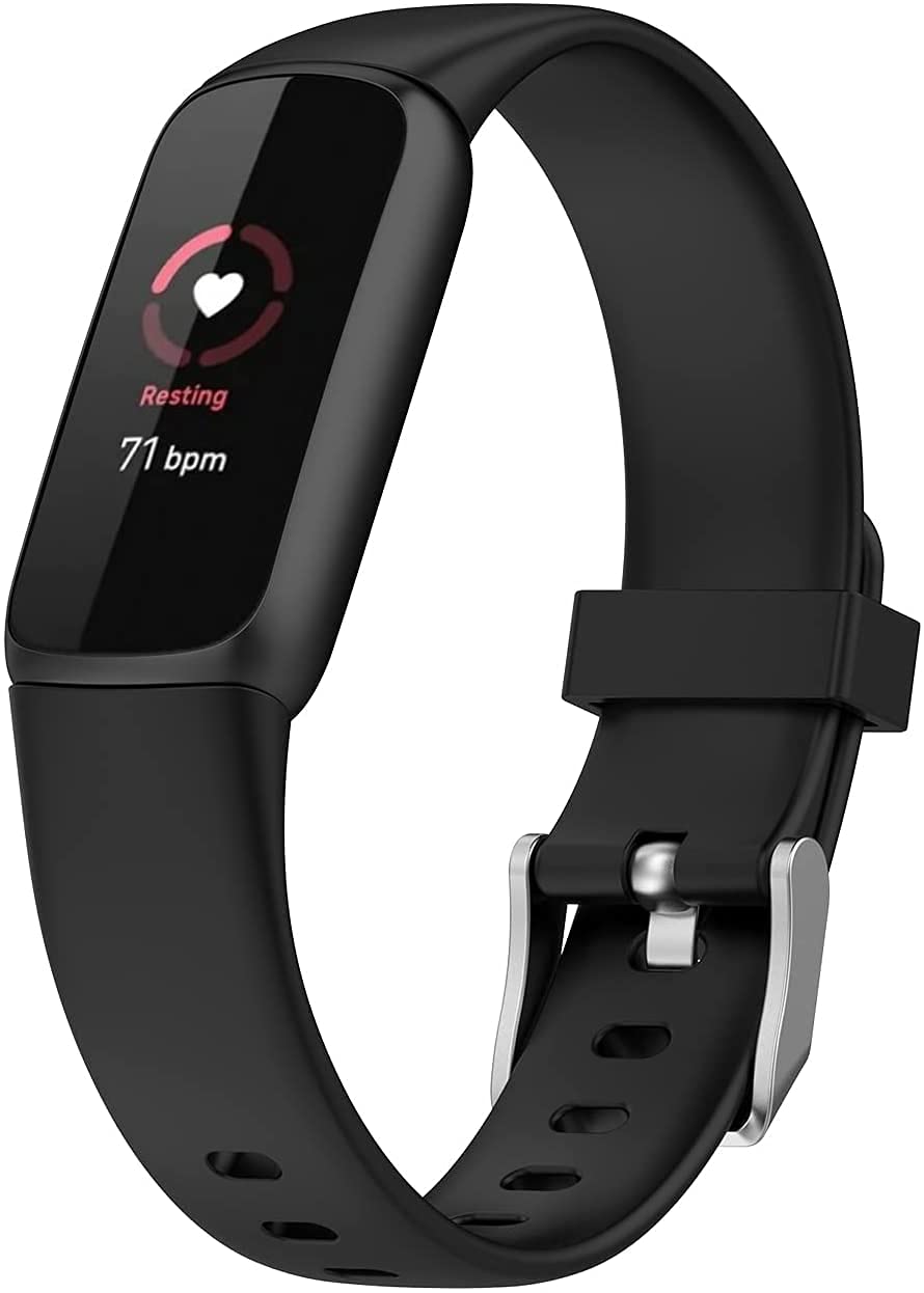 Fitbit Luxe Bands - Soft Silicone Waterproof Watch Strap for Fitness & Wellness Tracking