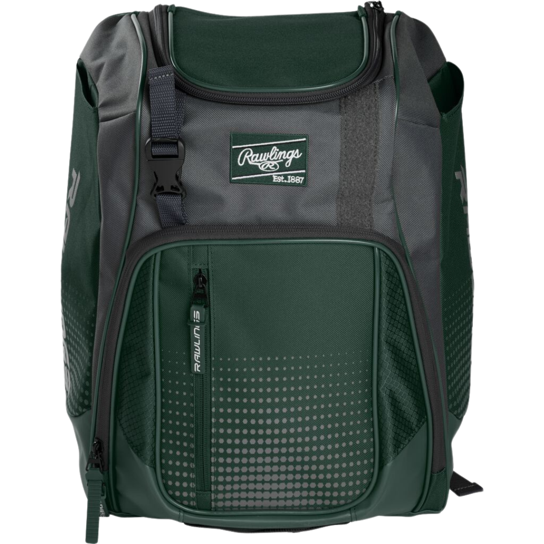 Rawlings Franchise Backpack - Durable Baseball Backpack for Players & Coaches - Perfect for Sports Gear, School & Travel