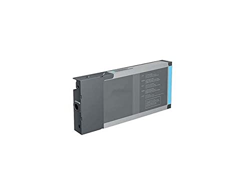 Remanufactured High-Yield Pigment Cyan Ink Cartridge for HP DesignJet Stylus Pro 4800/4880 Printers (220ml, T606200) - Ideal for Wide-Format Printing, CAD Drawings & Graphic Design Projects