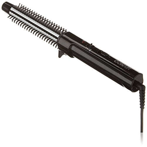 CONAIR 3/4 Inch Ceramic Curling Brush - Professional Hair Styling Tool for Smooth, Shiny Curls - Perfect for Home & Salon Use