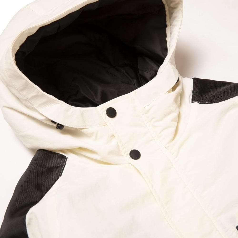 HUF Horizon Trail Jacket - Lightweight Waterproof Windbreaker for Hiking & Outdoor Adventures - Cream