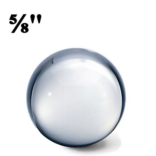 Jig Pro Shop 5/8 Inch Clear Glass Marbles - 100 Pack for Paracord Bracelets, Keychains & DIY Craft Projects - Perfect for Survival Gear Making and Outdoor Accessories
