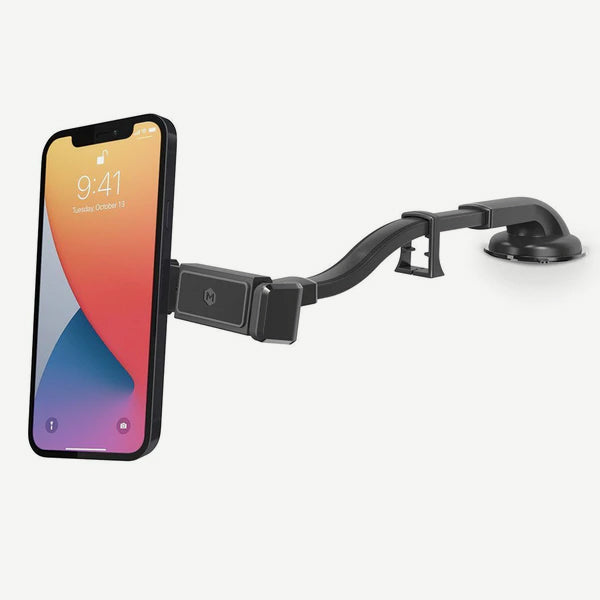 Simpl Grip Flexible Gooseneck Dashboard Mount - Universal Phone Holder for Car, Truck & RV - Hands-Free Navigation & Video Calls While Driving