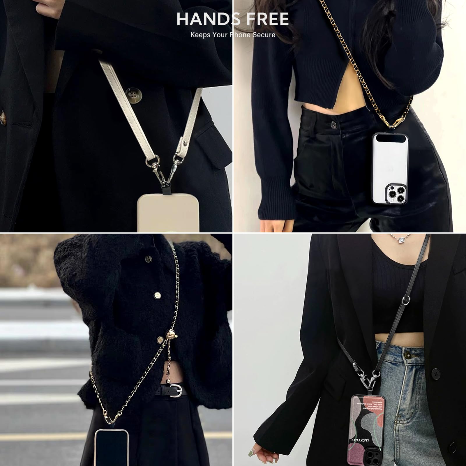 Universal Phone Lanyard with Adjustable Straps - for Smartphones & Daily Use