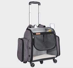 **Transparent Pet Carrier Backpack - Portable Travel Dog & Cat Carrier with Breathable Mesh, Double Shoulder Straps for Hiking, Walking & Outdoor Adventures - Perfect for Air Travel, Vet Visits & Daily Use**
