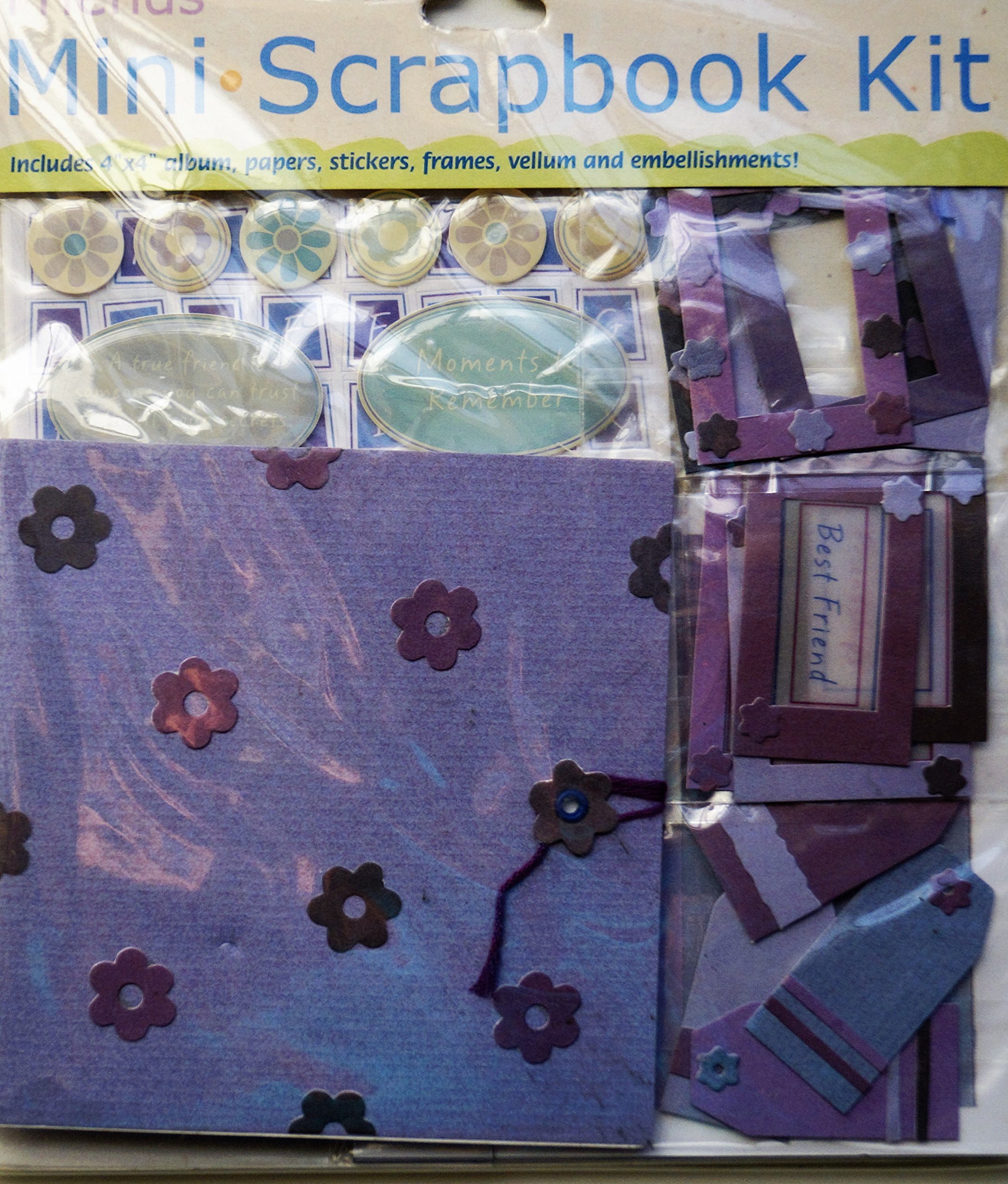 Mini Scrapbook Kit for Friends - DIY Photo Album Making Supplies for Memories, Gifts & Crafting | Perfect for Birthdays, Anniversaries & Friendship Keepsakes