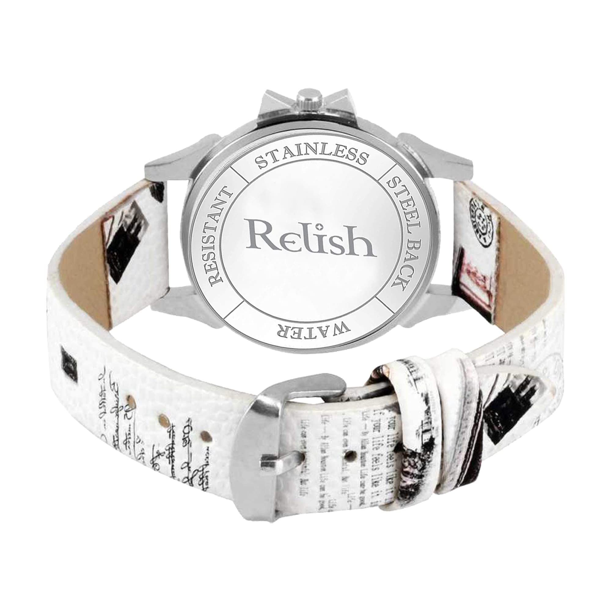 Relish Be Yourself Analog Watch for Women & Girls - Stylish Fashion Watch with Leather Strap, Perfect Gift for Sister, Birthday, Diwali (RE-L2038) | Ideal for Daily Wear, Office & Special Occasions