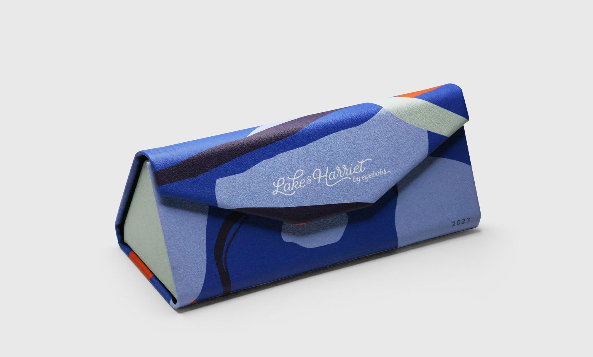 Stylish Lake & Harriet by Eyebobs Tri-Fold Eyeglass Case - Perfect for Travel, Work & Everyday Use