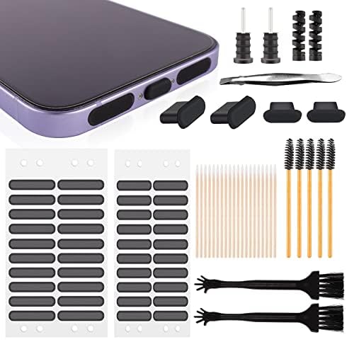 GUUFOO 106-Piece Phone Cleaning Kit - Professional Dust Removal Tools for iPhone, Samsung, iPad & Electronics - Perfect for Home, Office & Travel Use