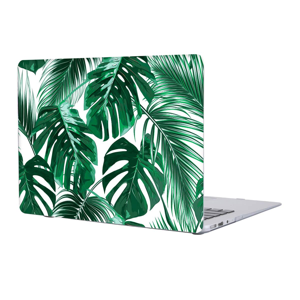 Durable Hard Shell Case for MacBook Pro 16 Inch (2019-2020, Model A2141) - Green Palm Leaves Design - Protective Cover for Retina Display with Touch Bar & Touch ID | Perfect for Work, Travel & School Use
