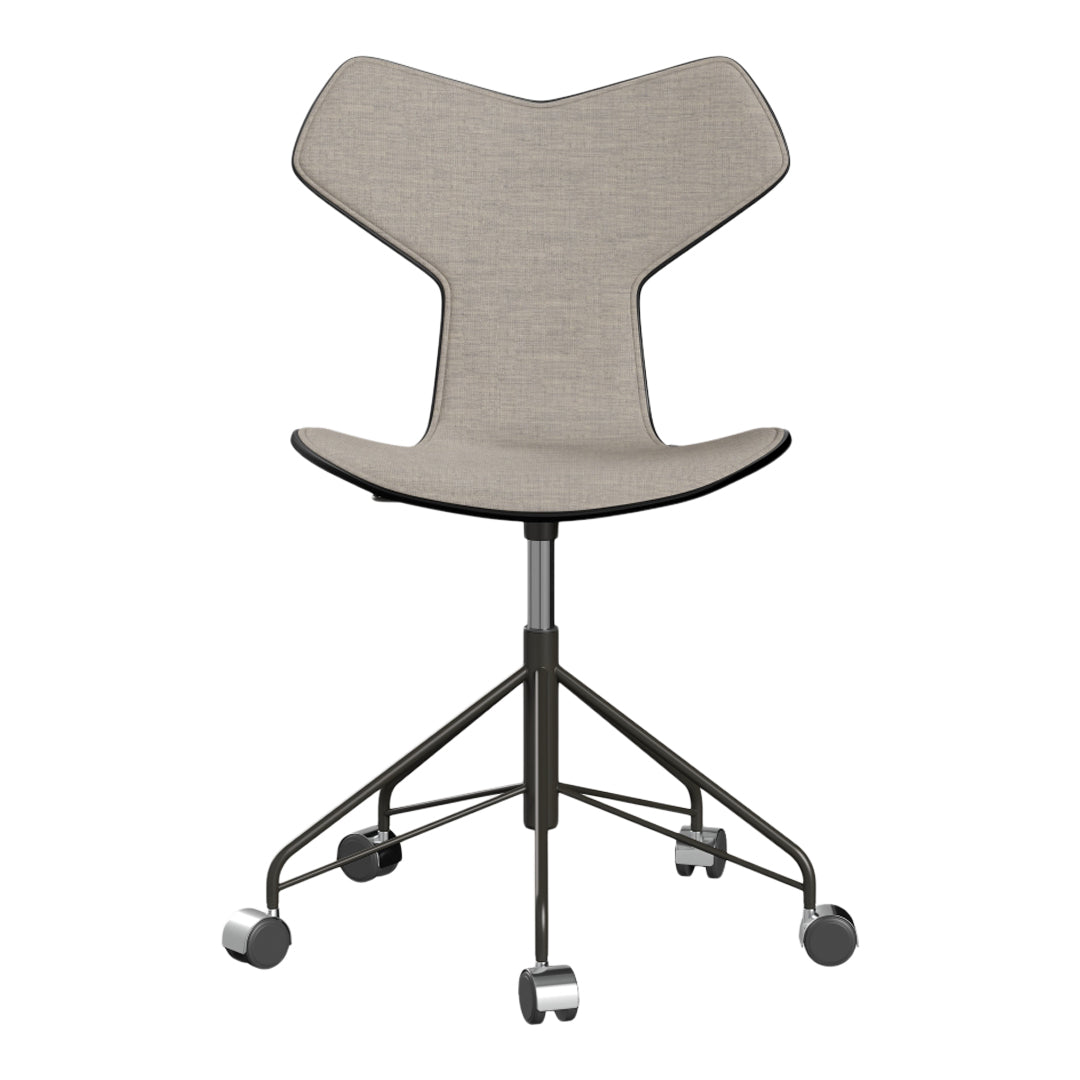 Premium Grand Prix Swivel Office Chair 3131 - Ergonomic Mesh Back with Colored Ash Frame & Front Upholstery - Perfect for Home Office, Gaming Setup, and Conference Rooms