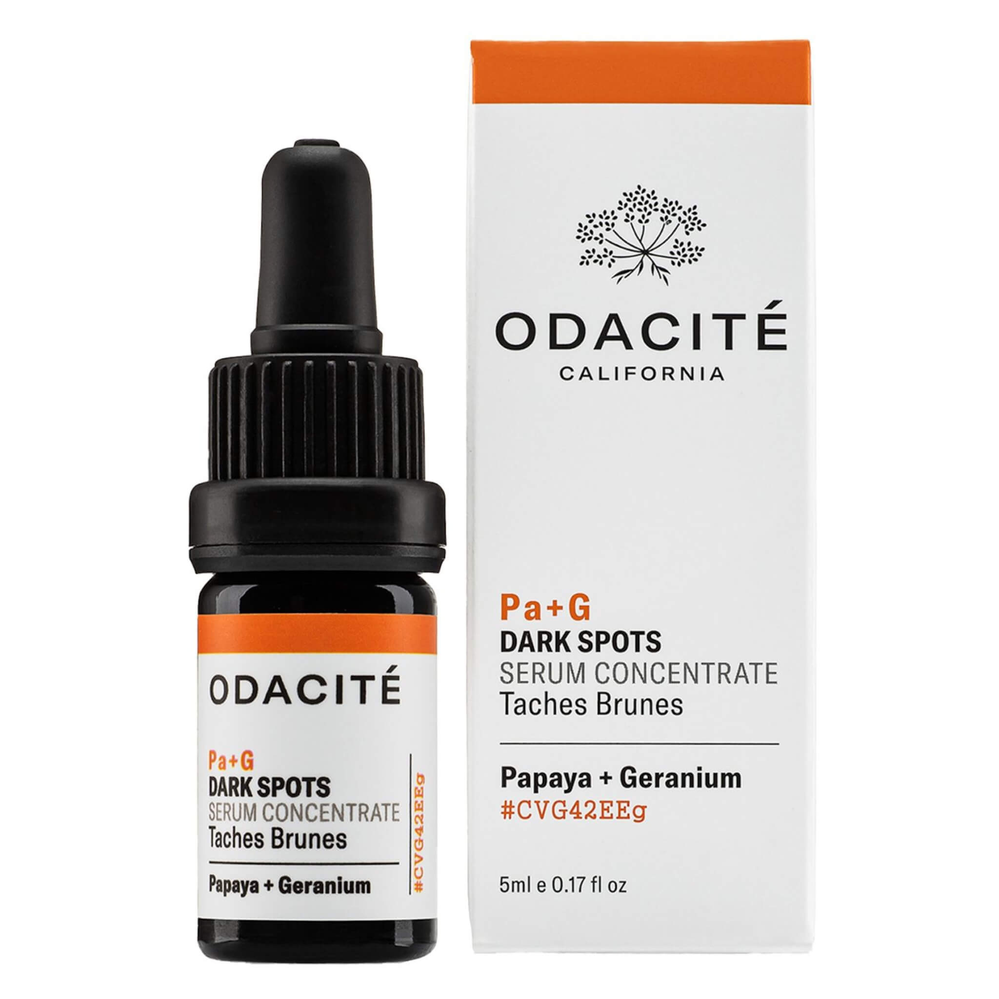 Pa+G Dark Spot Correcting Papaya Geranium Serum Concentrate - Brightening Facial Treatment for Hyperpigmentation & Uneven Skin Tone