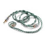 Premium DD ddHiFi BC125A OCC Silver Plated Litz Earphone Cable - 3.5mm Plug with MMCX/2Pin 0.78/QDC/T2 Connectors | High-Quality Audio Upgrade for IEMs, Perfect for Audiophiles & Music Enthusiasts