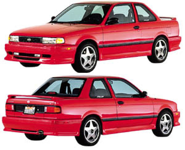 1991-1994 Nissan Sentra Coupe STILLEN Body Kit ST8150 - High Performance Aero Upgrade for Street Racing & Car Shows