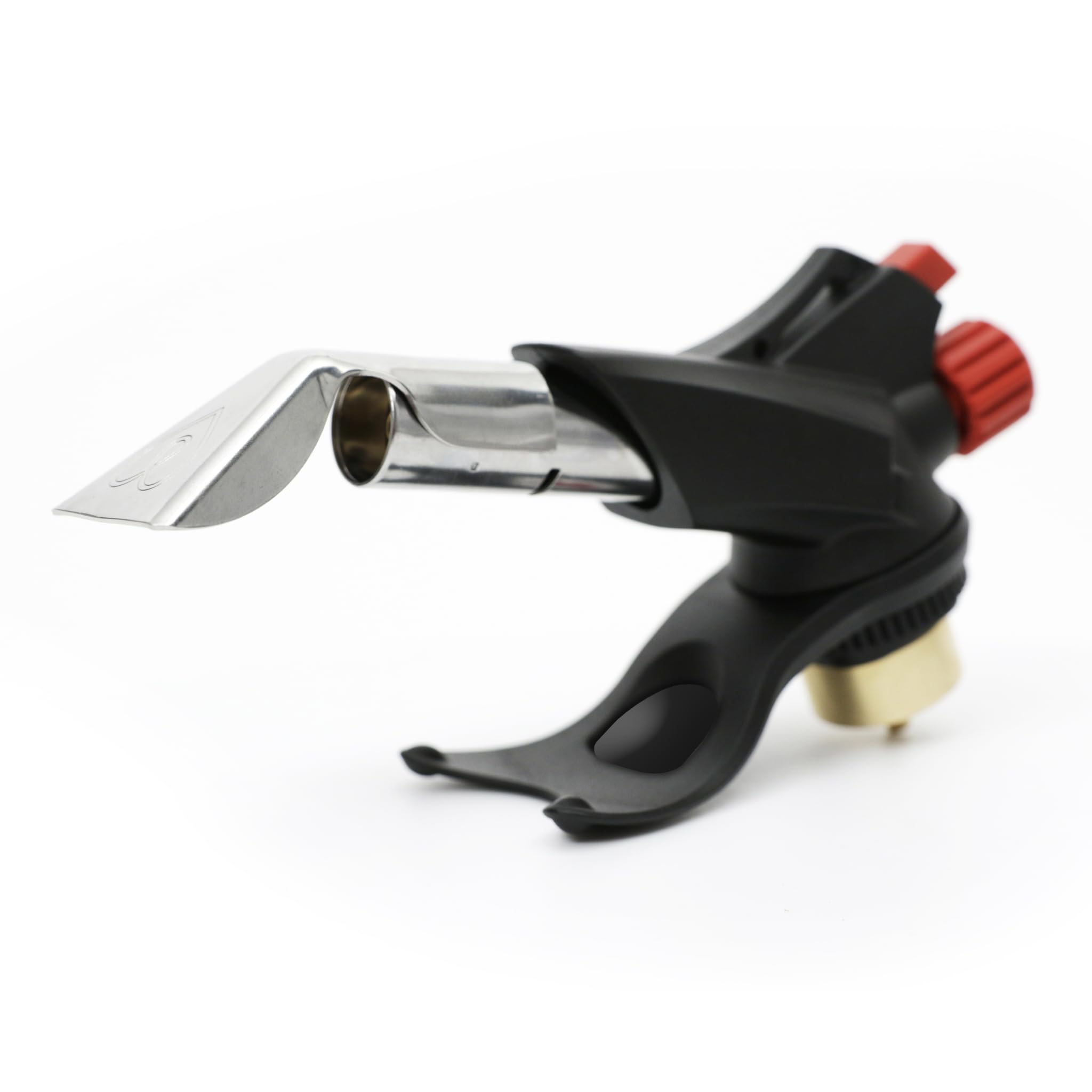 Maker's Propane Torch Head with Wide Angle Flame Attachment - Heavy Duty Brass Burner for Soldering, Welding, Jewelry Making & DIY Projects - Perfect for Metalworking, Cooking & Home Repairs