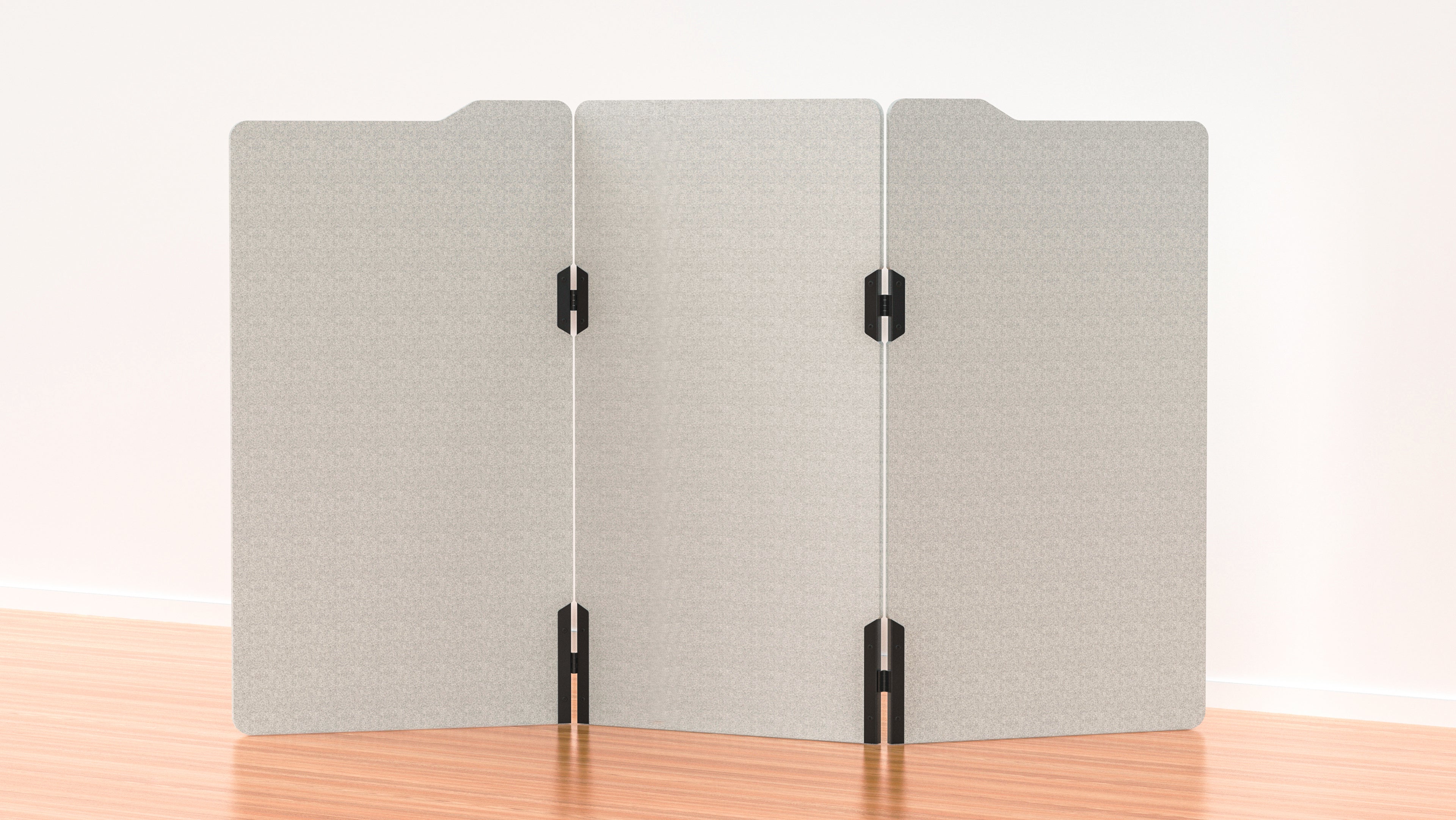 Milford 3-Panel Acoustic Freestanding Room Divider - 1000x1800mm Soundproof Partition Screen for Office, Home & Studio - No Feet Design