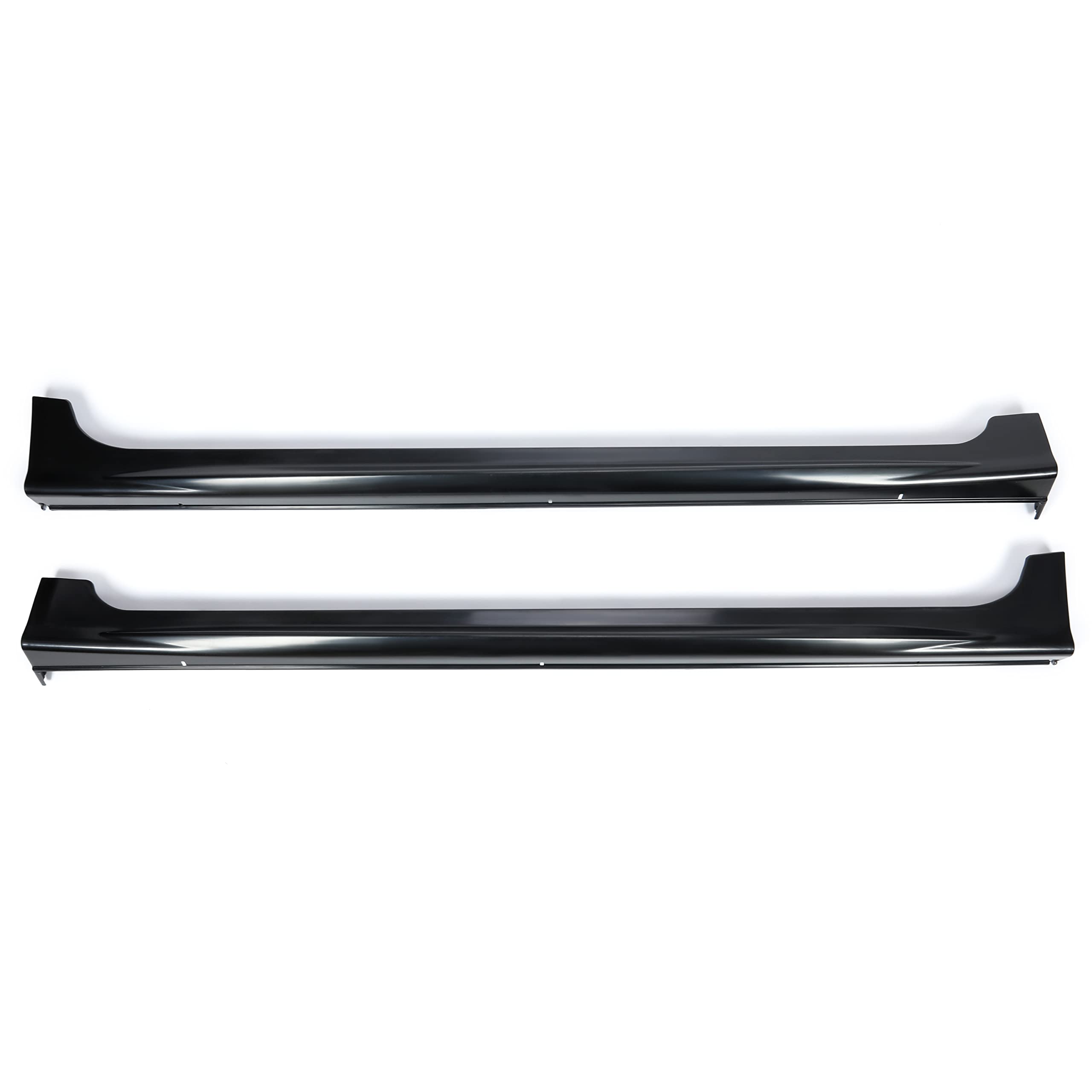 HECASA Side Skirts for 2012-2015 Honda Civic 4-Door Sedan - Black Spoiler Extension Splitter Panel Pair - Enhance Style & Aerodynamics for Street & Show Cars