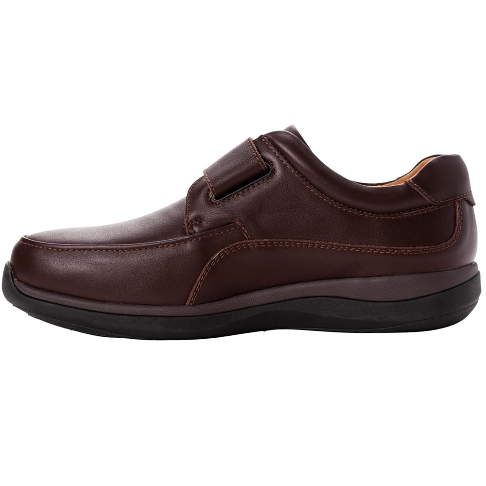 Propet Men's Parker Oxford Strap Shoe - Comfortable & Stylish Casual Dress Shoes for Work, Walking & Everyday Wear