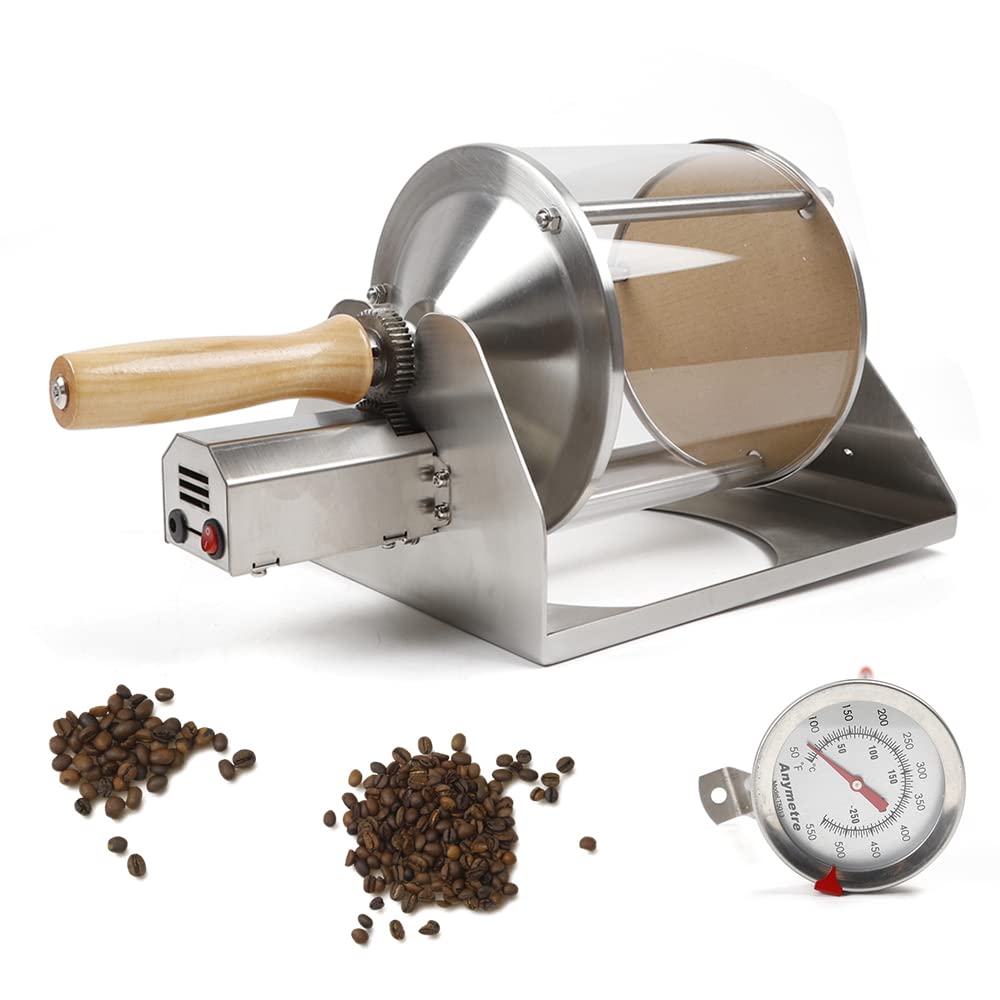 LOYALHEARTDY Gas Coffee Roaster Machine for Home Use - Direct Heating Coffee Bean Roaster for Kitchen Stove or Gas Burner - Perfect for Fresh Roasting Coffee Beans at Home, Cafes, or Small Coffee Shops