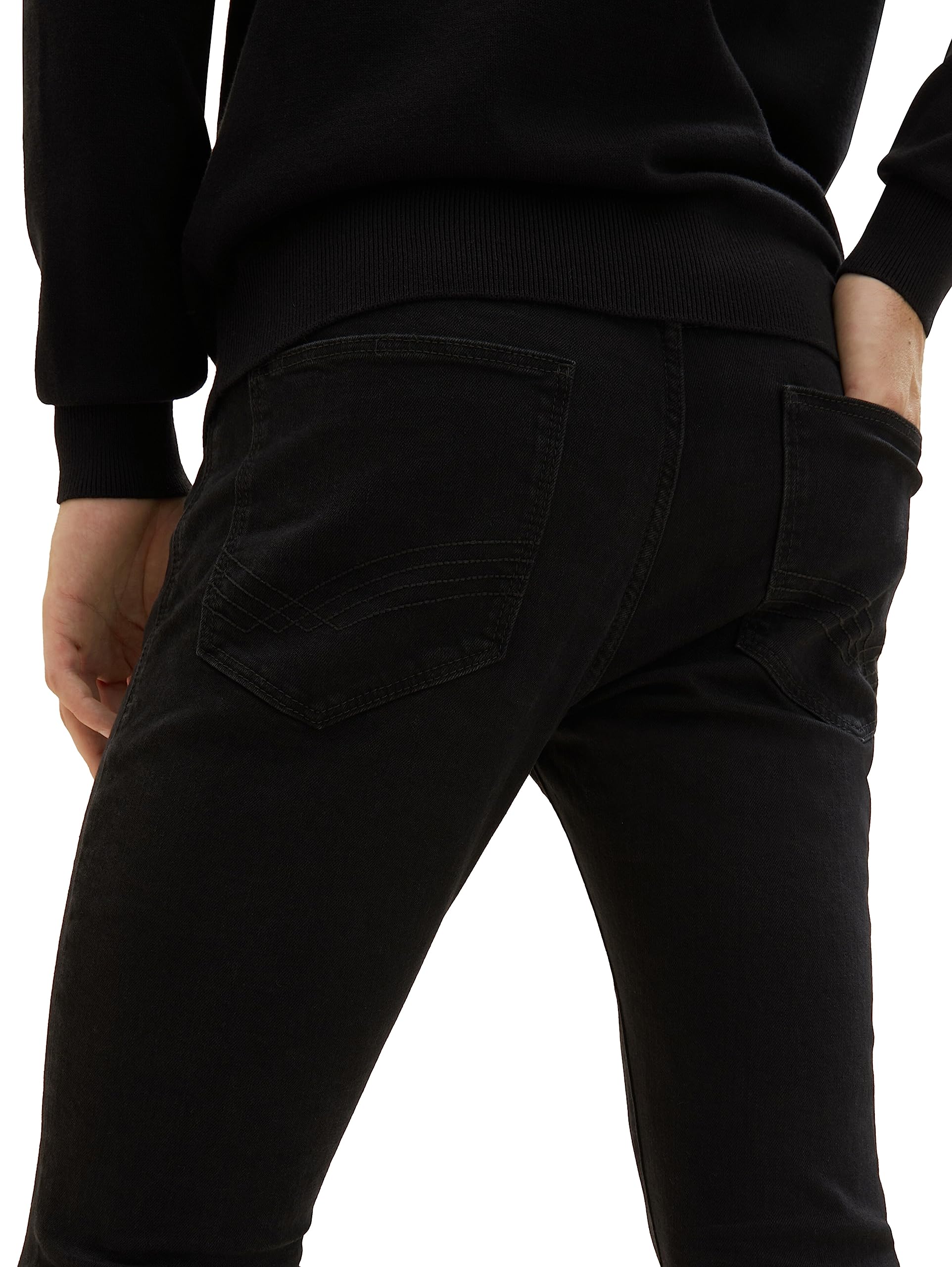 TOM TAILOR Men's Slim Fit Stretch Denim Jeans - Comfortable & Stylish for Casual Wear, Work & Everyday Outfits