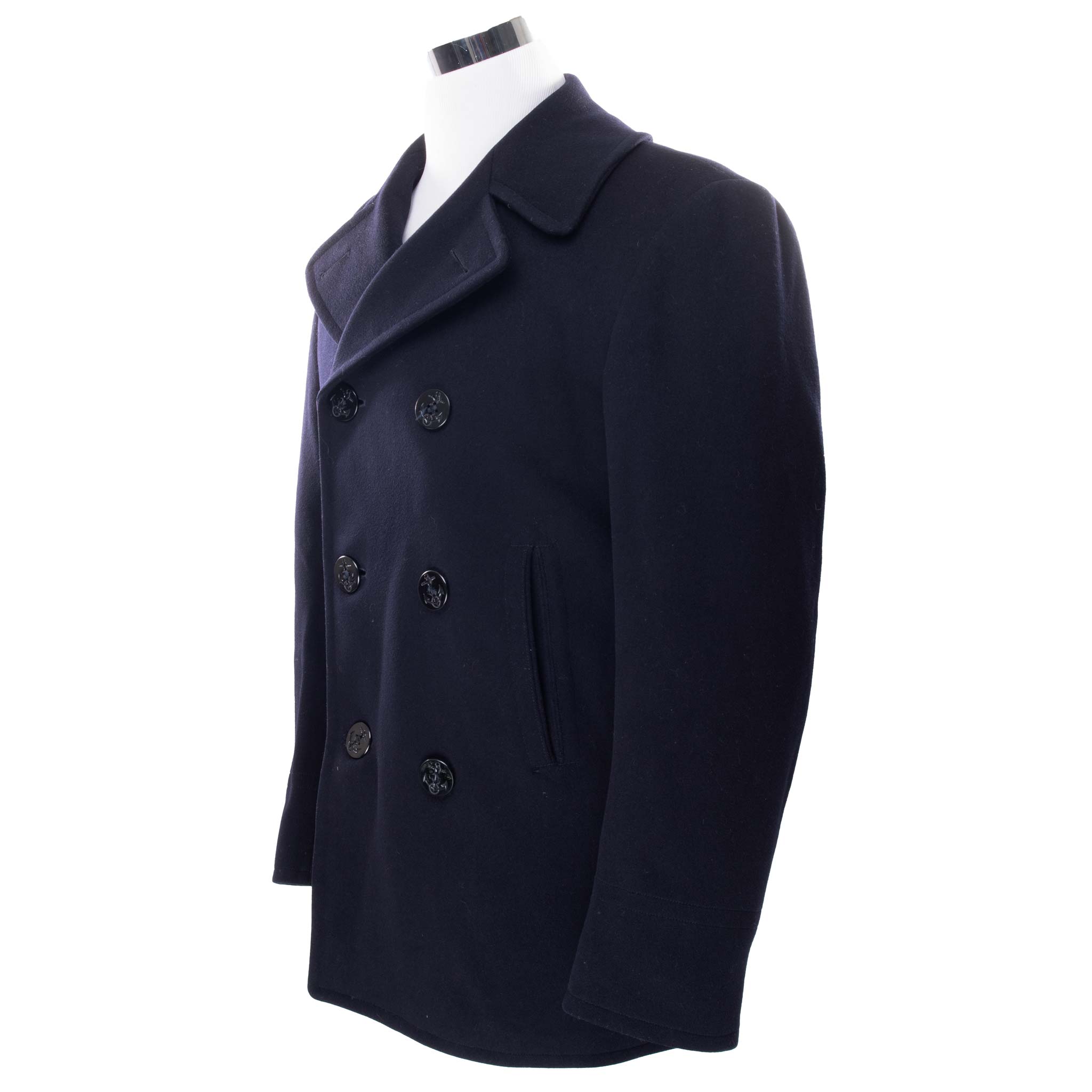 Vintage US Navy Peacoat from 1961 Vietnam War Era - Size 36 - Authentic Military Outerwear for Men - Perfect for Cold Weather, Historical Reenactments & Vintage Fashion Collectors