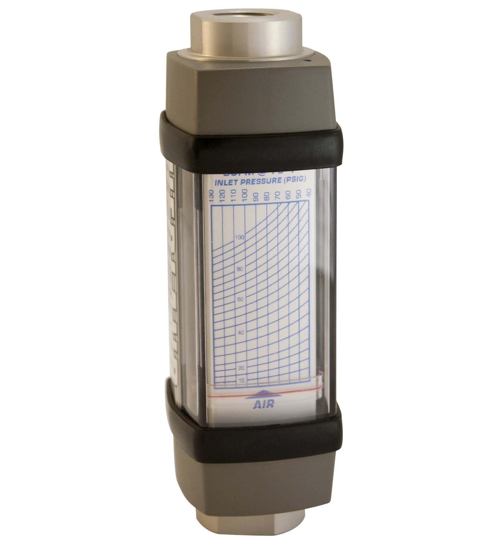 H671A-100 Aluminum Flow Meter for Air & Compressed Gases | 10-100 SCFM Flow Range | 1/2
