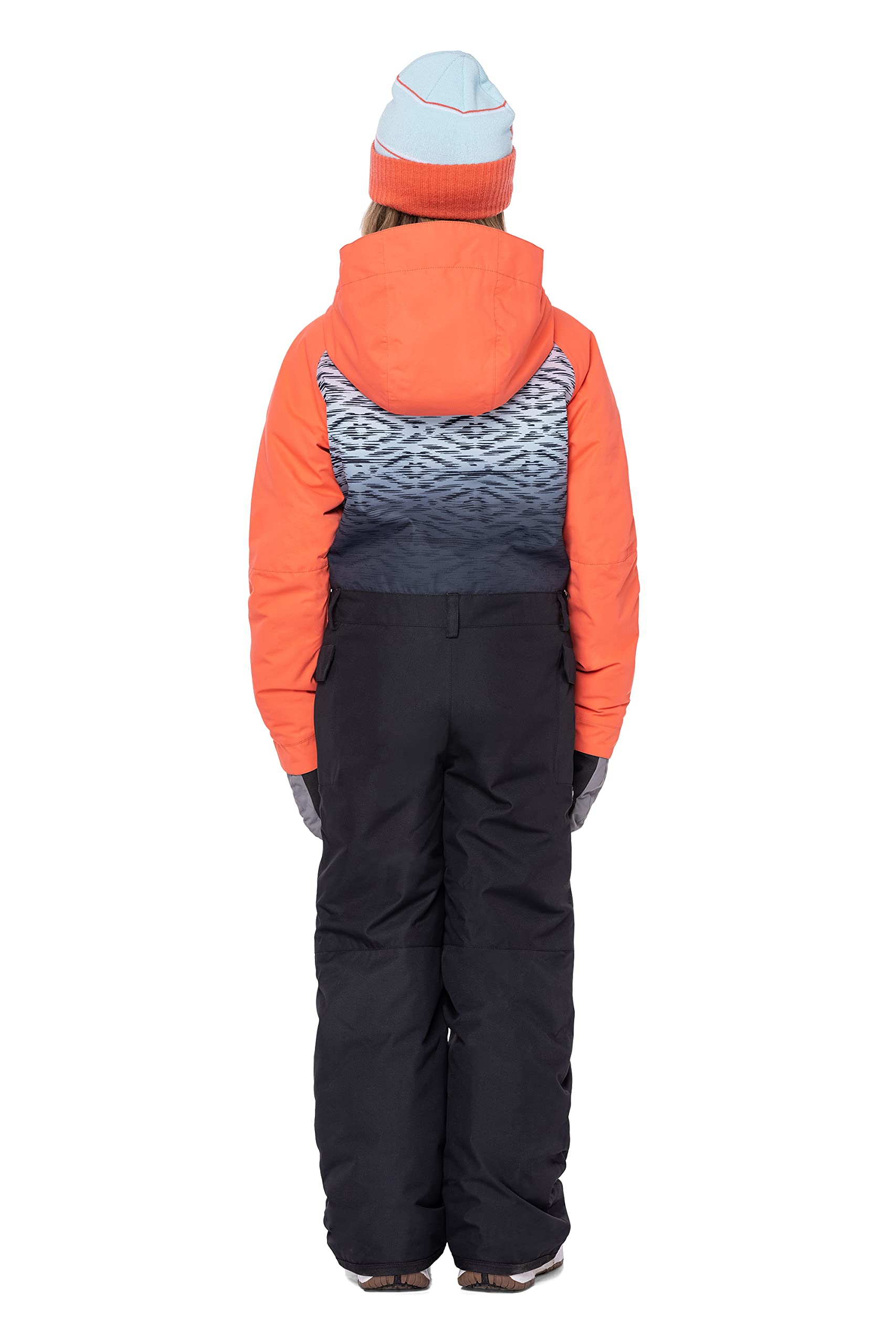686 Girls' Shine Insulated Snowsuit - Waterproof Winter One-Piece with Helmet-Compatible Hood & Boot Gaiters - Cold Weather Gear for Skiing, Snowboarding & Outdoor Play