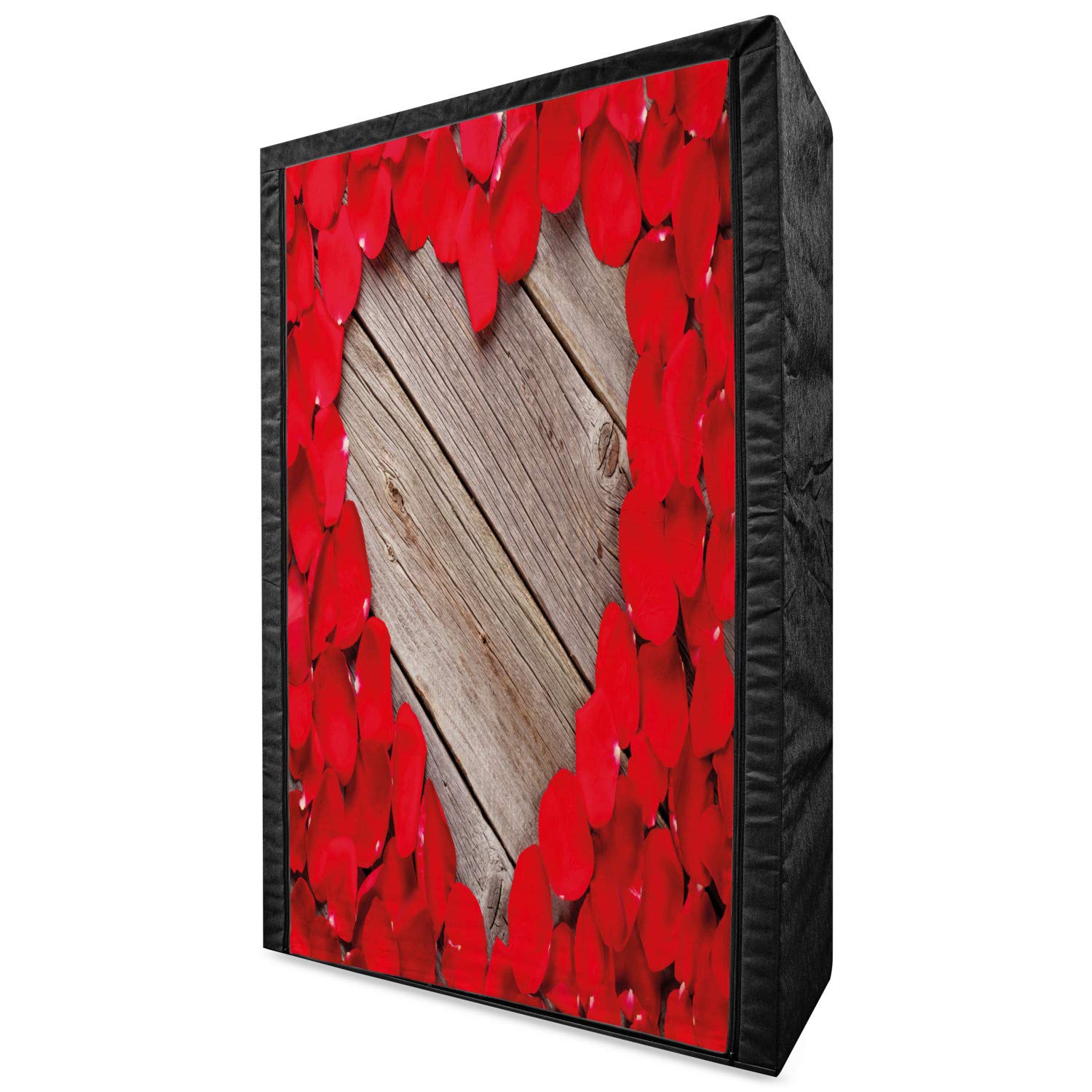 Ambesonne Rose Portable Fabric Wardrobe - 42.5