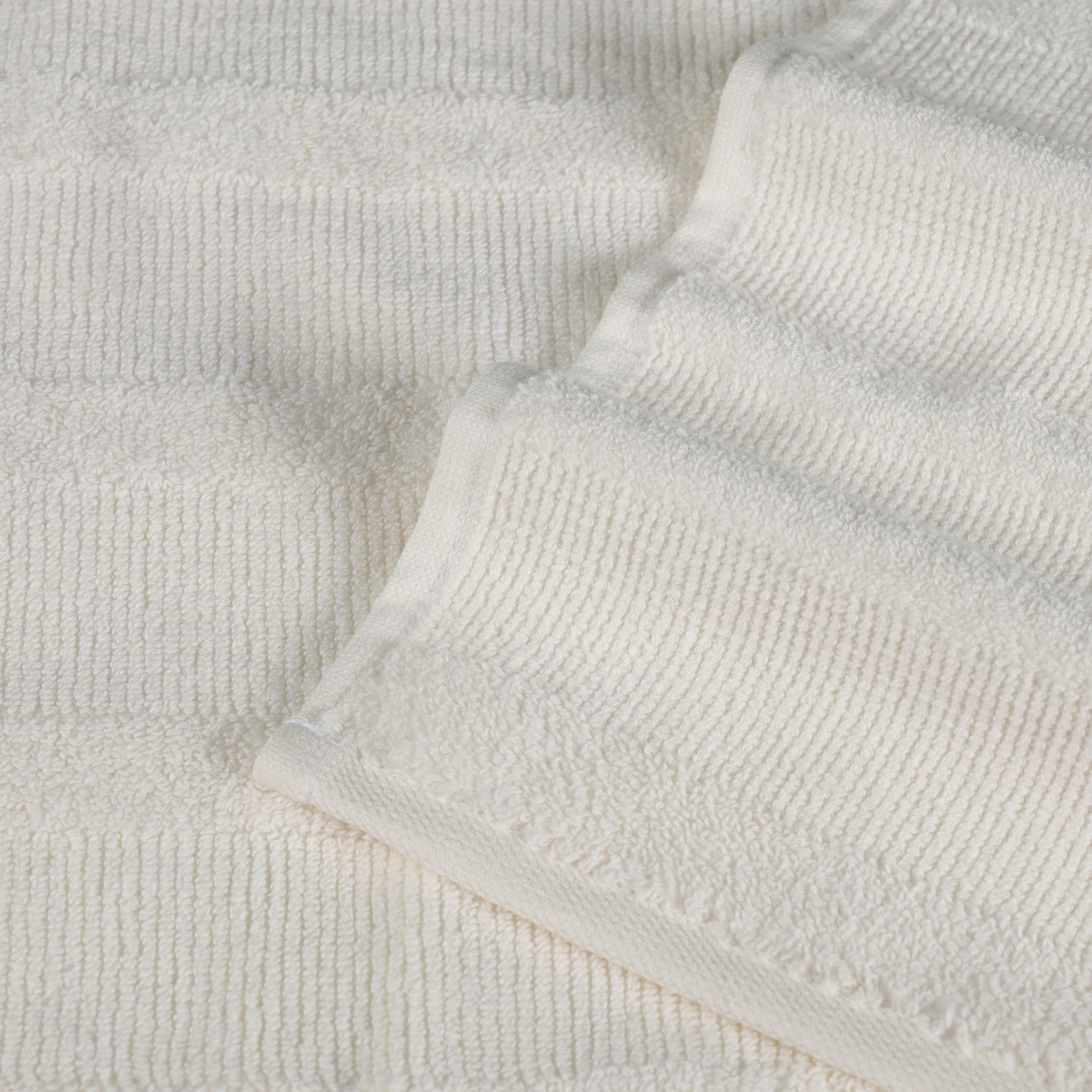 Premium Ribbed Turkish Cotton Quick-Dry 3-Piece Towel Set - Ultra Absorbent, Soft & Durable Bath, Beach & Gym Towels for Spa, Pool & Travel Use