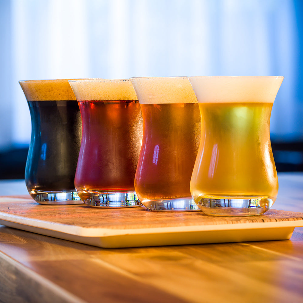 Premium 5 oz Beer Tasting Glass Set - 12 Pack (2.5