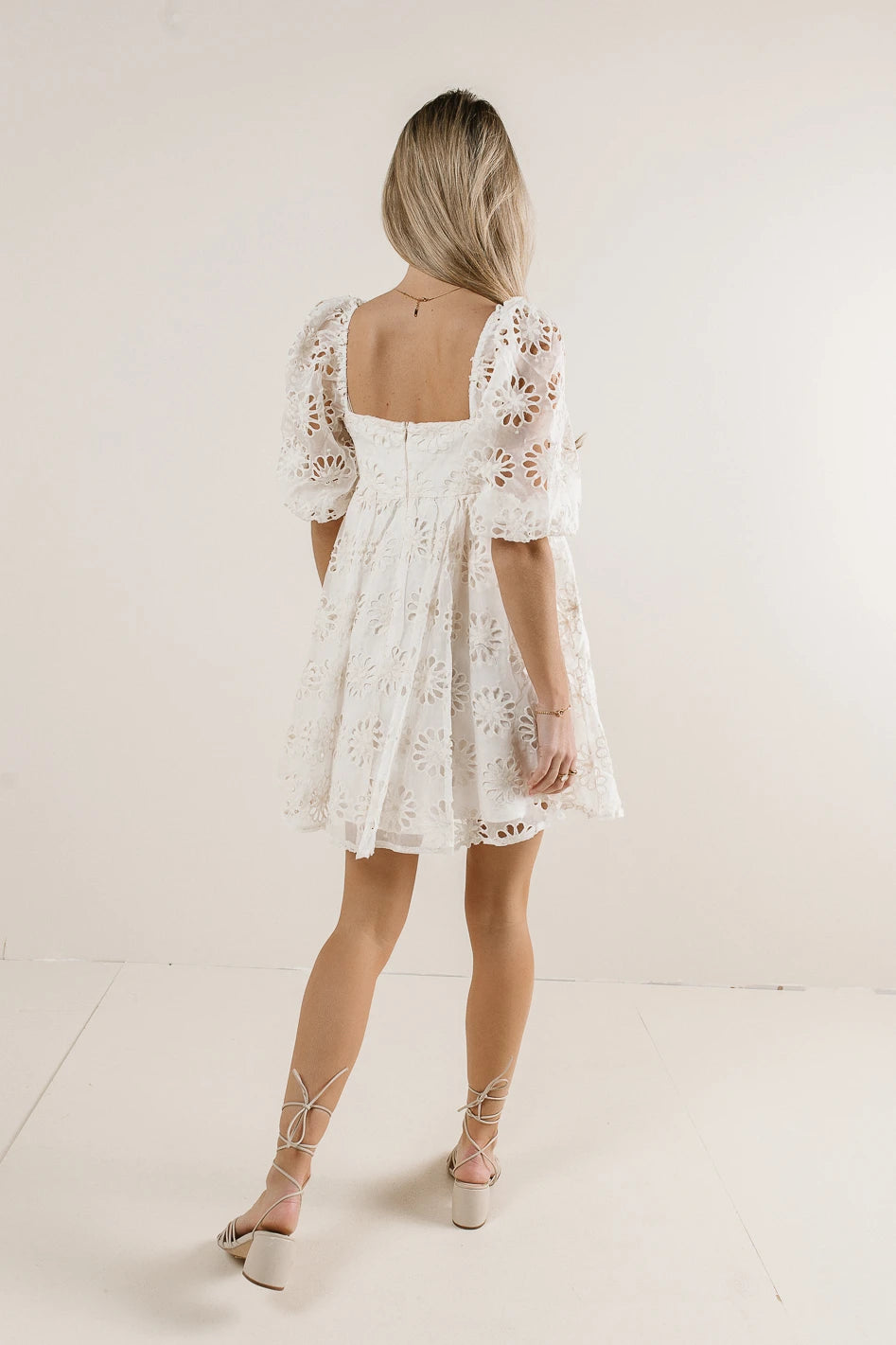 Leda Floral Babydoll Dress - Women's Sexy Lace Nightgown & Sleepwear for Date Night & Boudoir Photography | Plus Size Available