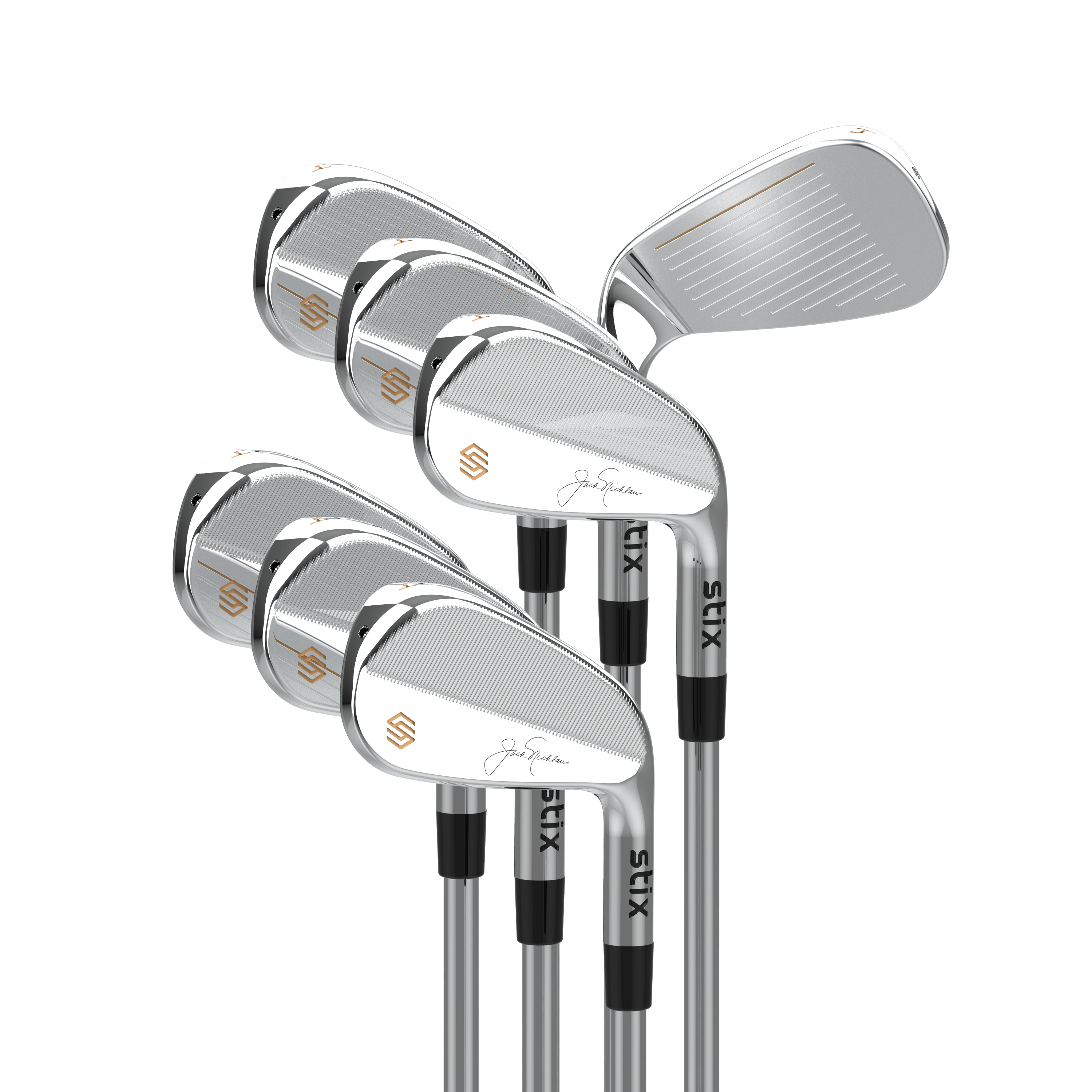 Stix Golf Co. Nicklaus Complete 14-Piece Golf Club Set for Men - Premium Right Handed Golf Clubs with Bag - Perfect for Beginners & Intermediate Golfers on the Course