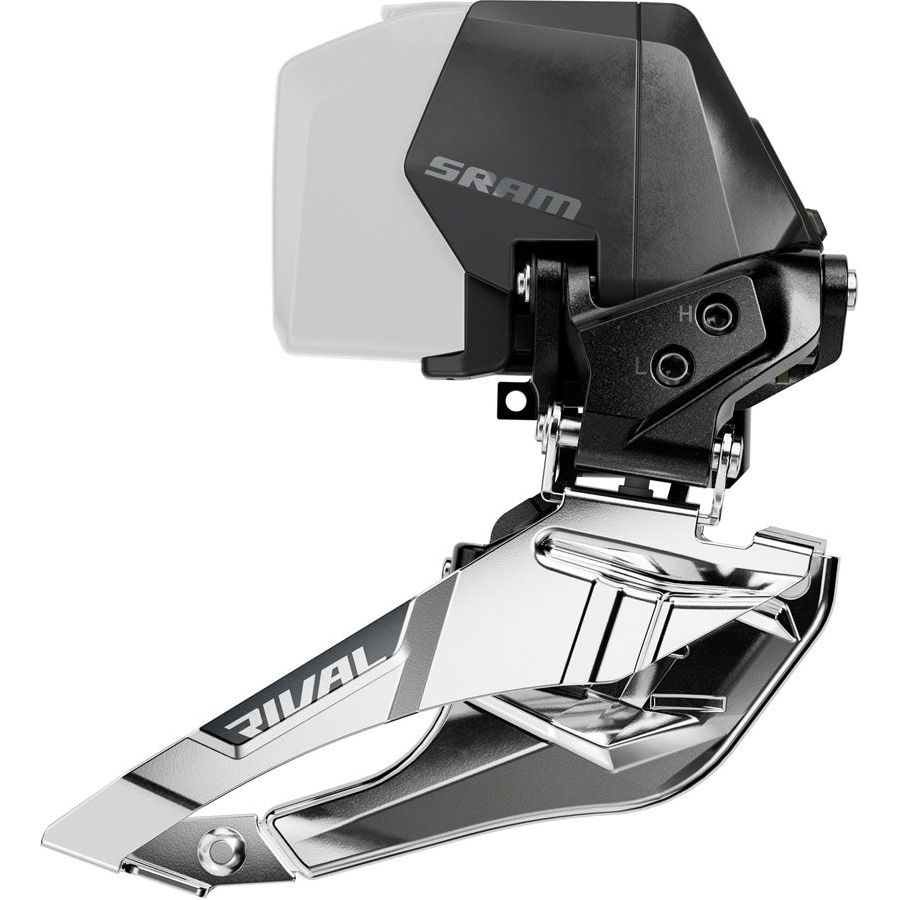 SRAM Rival AXS Front Derailleur - 2x12 Speed Braze-On Mount, Black (E1) | High-Performance Road Bike Shifting | Battery Not Included | Ideal for Road Cycling & Competitive Racing