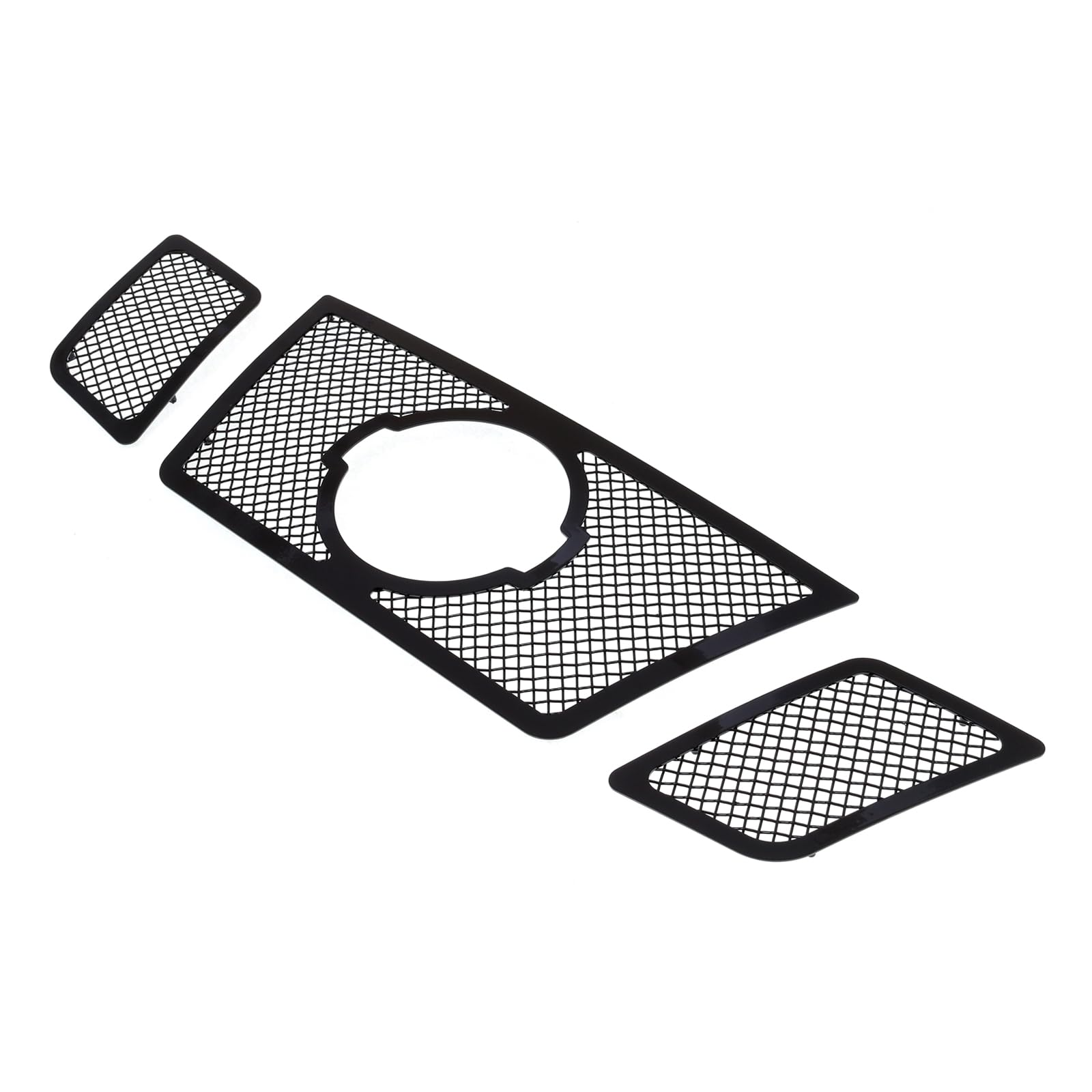 APS Compatible with Nissan Frontier 2009-2021 Main Upper Stainless Steel Black Mesh Front Grill Grille Insert N76641H - Upgrade Your Truck's Style & Protection for Off-Road Adventures