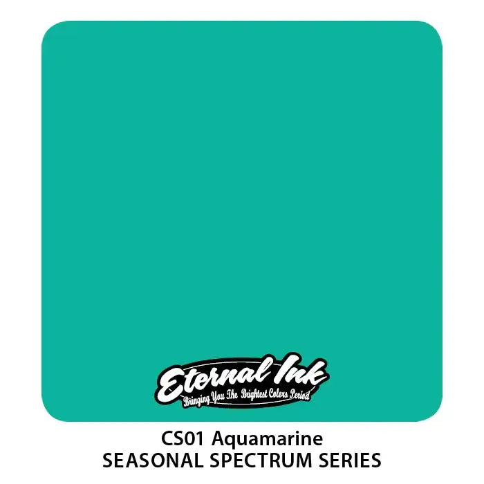 Premium Aquamarine Eternal Ink - 1 oz Bottle for Calligraphy, Tattoo & Art Projects - Waterproof & Fade-Resistant Ink for Professional Artists & Hobbyists