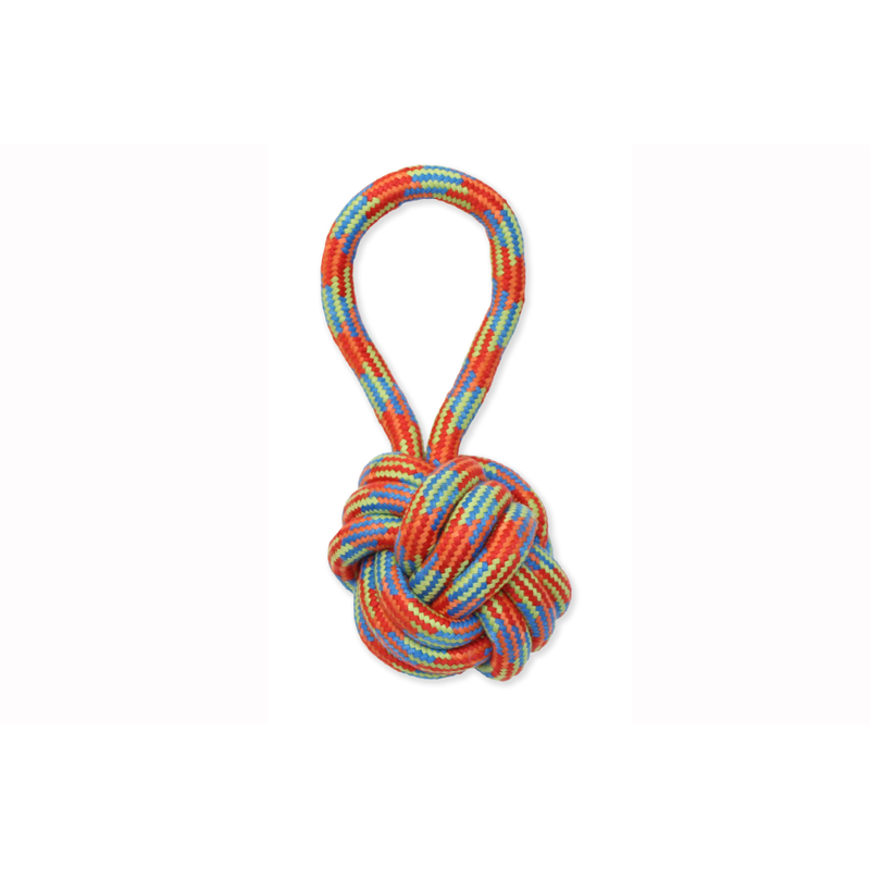 Premium Monkey Fist Ball with Handle - 9cm Paracord Survival Tool for Outdoor, Camping & Self Defense | Perfect for Hiking, Emergency Kits & Tactical Gear