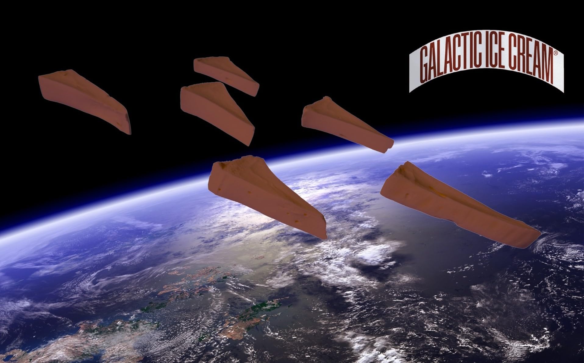 Freeze Dried Ice Cream - Gourmet Artisan Crafted Space Food in Vanilla, Chocolate, Strawberry, Cookie Dough & Salted Caramel Flavors - Simple Ingredients - Galactic Freeze Dried Dessert for Camping, Hiking, Space Enthusiasts & Emergency Food Storage (Reptilian Chocolate)