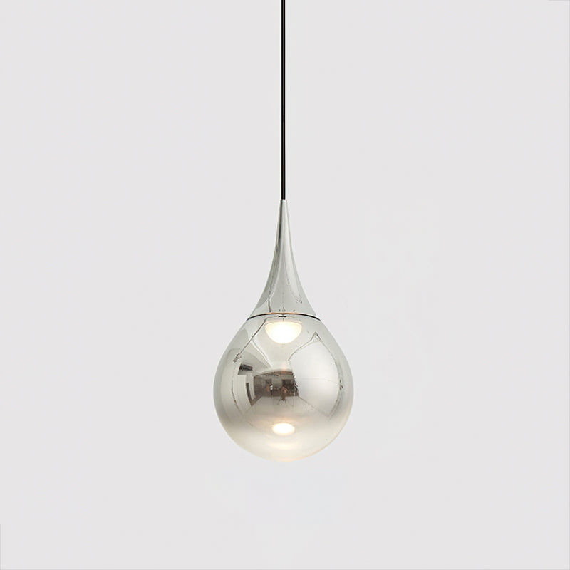 Modern Bubble Glass Pendant Light - Elegant Hanging Chandelier for Dining Room, Kitchen Island, Bedroom & Living Room Decor