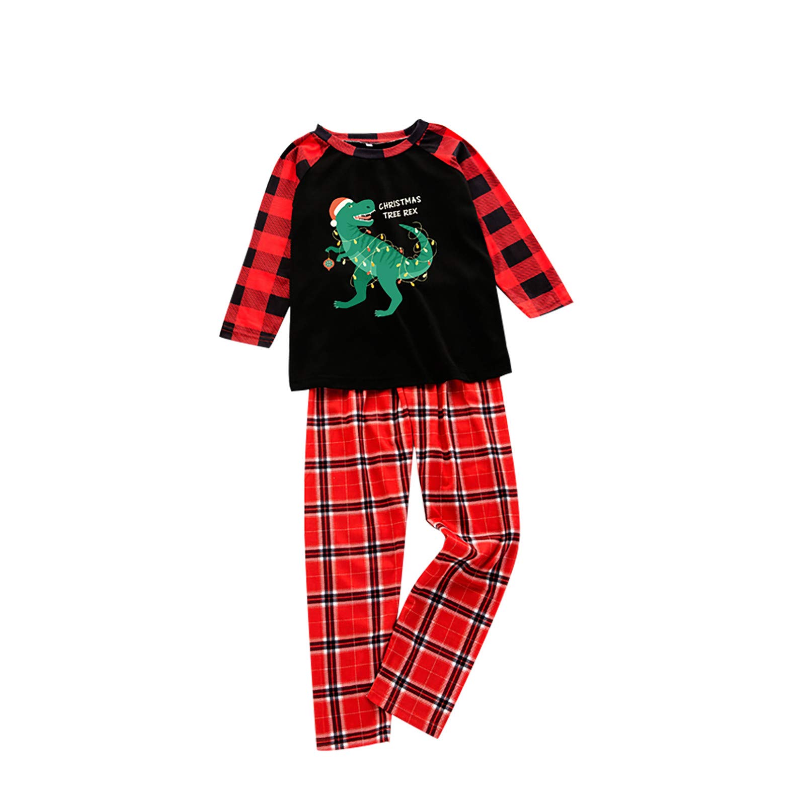 Family Matching Christmas Pajamas Set - Adult & Kids Christmas Tree Onesie Pajamas for Holiday Family Photos & Cozy Winter Nights